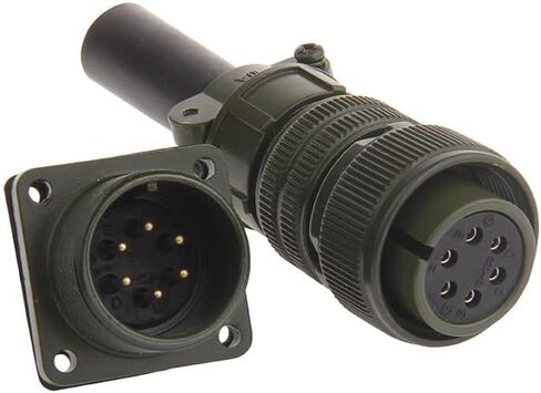 1 قطعة MS3106A التوصيل هول الولايات المتحدة العسكرية القياسية الطيران موصل المقبس in Kuwait