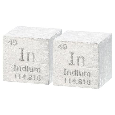 uxcell 2 Pcs Iron Cube, 0.39 Inch High Density Metal Element Cube Metal Density Cube for Chemical Elements Collection Science Education Experiment Application, Silver in Kuwait