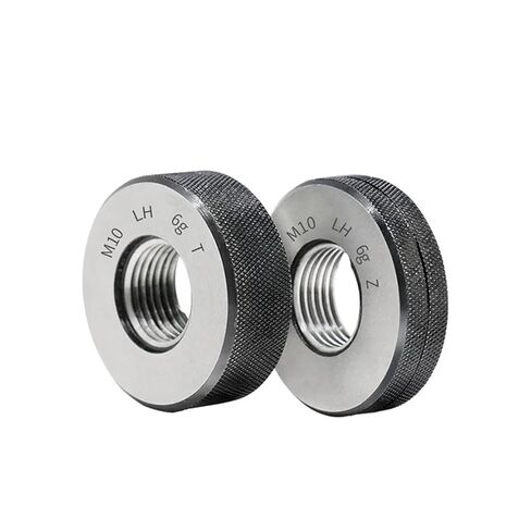 1 مجموعة (1 * GO + 1 * NOGO) 6 جرام دقة اليد اليسرى M29-M42 غير قياسي متري موضوع حلقة قياس أدوات القياس M29M30M31M32(M31X2 LH T Z) in Kuwait