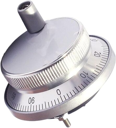 Manual for pulse Generator MPG CNC Electronic Handwheel 5V 6 Terminals 60mm Diameter for Engraving Lathe Automation Control Silver in Kuwait