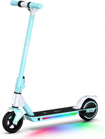 ZDZA ZK01 Electric Scooter for Kids Ages 6–12, Foldable & Lightweight, Adjustable Speed (5/8/10 MPH), LED Display, Kids' Electric Scooter with Headlights & Ambient Lighting in Kuwait