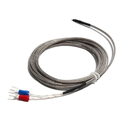 Simple Bare Exposed Thermocouple K-Type/E-Type Temperature Sensor 0.5~2m Temperature Measurement Metal Shielded Wire | E type,2M in Saudi Arabia