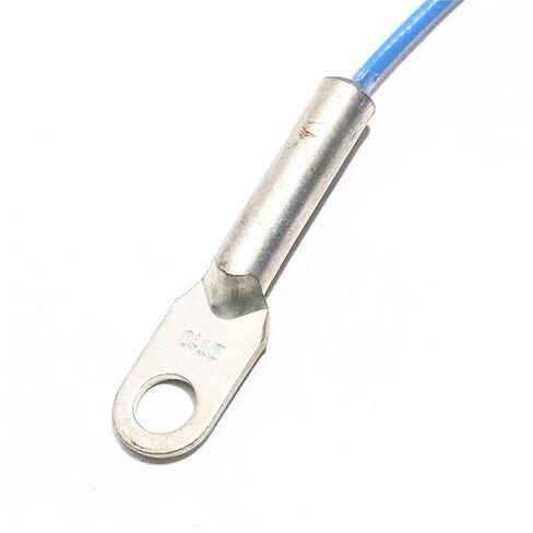 1PC PT1000 Surface Mount RTD Temperature Sensor 8.5mm Hole Cold Press End Probe Patch Type 1M 2M 3 Meters 4M 5M 3-Wire Insulated Fork in Saudi Arabia
