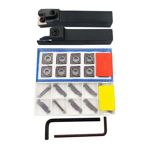GBJ MGEHR1616-3 + 10 قطعة MGGN 300-JM BP1125 + MCLNR1616H12 + CNMG431-MA MM25 حامل قطع الحز من الكربيد (MGEHR1616-3+10 قطعة MGMN300-M) in Kuwait