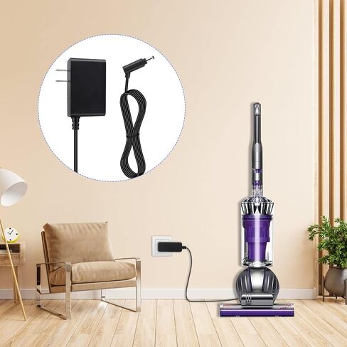 Replacement AC Charger Adapter for Dyson Cordless Vacuum V6 V7 V8 DC58 DC59 DC61 DC62 SV03 SV04 SV05 SV06 SV07 SV09 21.6V 0.78A in Kuwait