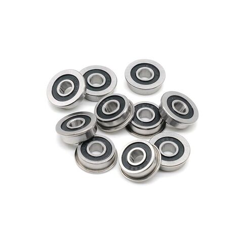 10pcs/lot F6800-2RS F6800RS Double Rubber Cover 10 * 19 * 5mm Flange Ball Bearing Deep Groove Ball Bearing 10×19×5mm in Saudi Arabia