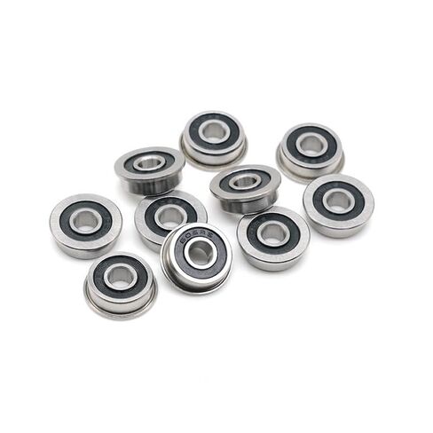 10pcs/lot F6800-2RS F6800RS Double Rubber Cover 10 * 19 * 5mm Flange Ball Bearing Deep Groove Ball Bearing 10×19×5mm in Saudi Arabia