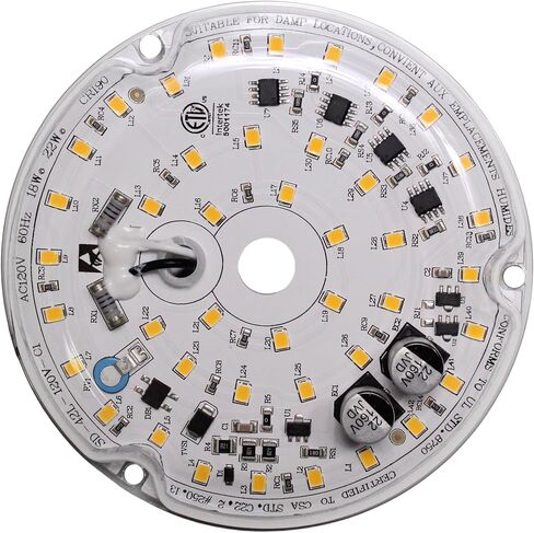مازون LED ضوء صفيف لمبة بديلة لمراوح السقف هاربور بريز MZ44BNK3LR MZ44MBLK3LR MZ44WW3LR MZ44NWZ3LR أكثر سطوعًا + عكس الضوء in Kuwait