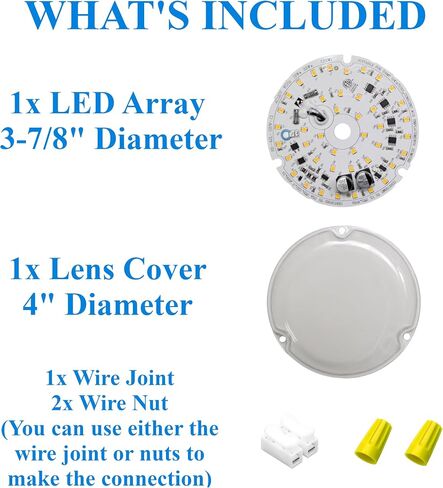 مازون LED ضوء صفيف لمبة بديلة لمراوح السقف هاربور بريز MZ44BNK3LR MZ44MBLK3LR MZ44WW3LR MZ44NWZ3LR أكثر سطوعًا + عكس الضوء in Kuwait