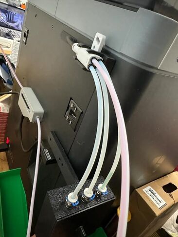 طقم محور عازل خيوط 4 في 1 لطابعات Bambu Lab ثلاثية الأبعاد - استبدل محور AMS، وتوسيع الطباعة متعدد الألوان، يتضمن مخزن AMS ومحول PTFE، ويدعم 4 مداخل ومخرج واحد لـ X1/P1P/P1S in Kuwait