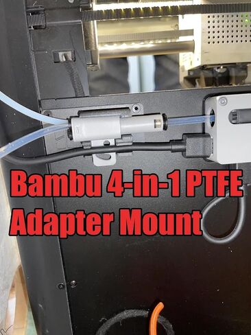 طقم محور عازل خيوط 4 في 1 لطابعات Bambu Lab ثلاثية الأبعاد - استبدل محور AMS، وتوسيع الطباعة متعدد الألوان، يتضمن مخزن AMS ومحول PTFE، ويدعم 4 مداخل ومخرج واحد لـ X1/P1P/P1S in Kuwait