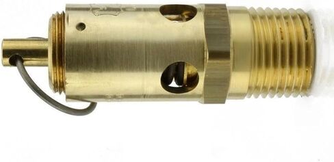 SRV390-1/2-75 صمام ضغط تخفيف ضغط الهواء - لاستبدال أجزاء ضاغط كونرادر - صمام تخفيف ضغط الخزان الآمن / صمام منبثق - 1/2 بوصة NPT 75PSI L: 2-3/4 بوصة 150SCFM 250 درجة فهرنهايت نحاس صلب in Kuwait