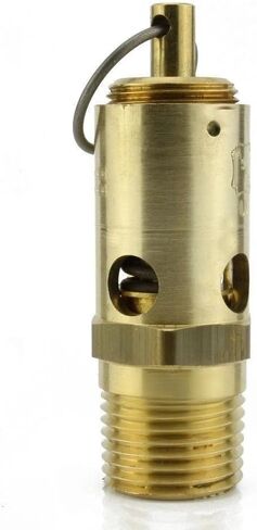 SRV390-1/2-75 صمام ضغط تخفيف ضغط الهواء - لاستبدال أجزاء ضاغط كونرادر - صمام تخفيف ضغط الخزان الآمن / صمام منبثق - 1/2 بوصة NPT 75PSI L: 2-3/4 بوصة 150SCFM 250 درجة فهرنهايت نحاس صلب in Kuwait