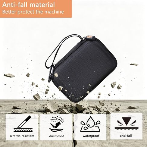 Hard EVA Case Compatible with FLIR C5/ C3-X/ C8 Compact Thermal Imaging Camera, Portable Storage Box with Handle Strap Mesh Pocket Carabiner Clip, Shockproof (Case Only) in Kuwait