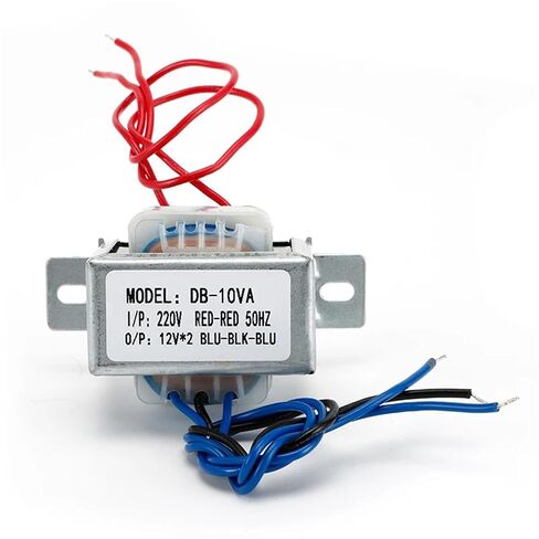 Audio Transformer Power Supply 10W/VA Input 220V AC 12-0-12V 15-0-15V 24-0-0-24V 1Pcs(12V-0-12V) in Kuwait