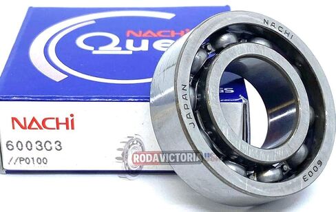 6003 Nachi Bearing مفتوح C3 اليابان 17x35x10 كروي متدحرج الشحن في نفس اليوم in Kuwait