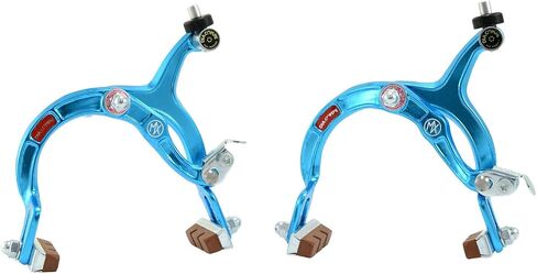 مجموعة فرامل سحب جانبية DIA-COMPE MX1000 (F+R) للمدرسة القديمة BMX، أزرق، DP2508-FR in Kuwait