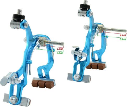 مجموعة فرامل سحب جانبية DIA-COMPE MX1000 (F+R) للمدرسة القديمة BMX، أزرق، DP2508-FR in Kuwait