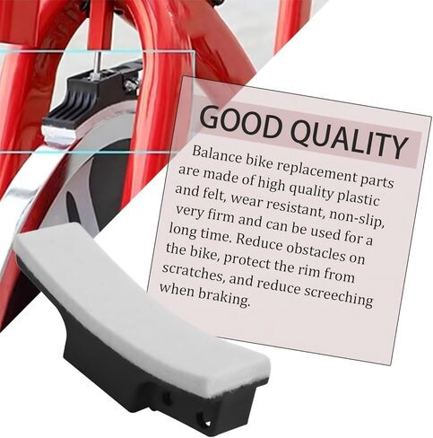 2 PCS Professional Exercise Bike Brake Pads, Felt Replacement Brake Blocks for Spinning & Fitness Bikes, Home Gym Equipment Parts in Kuwait