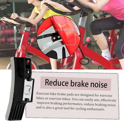 2 PCS Professional Exercise Bike Brake Pads, Felt Replacement Brake Blocks for Spinning & Fitness Bikes, Home Gym Equipment Parts in Kuwait