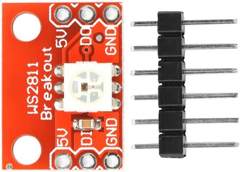وحدة تحكم RGB LED، IC مدمجة عالية السطوع، لوحة اندلاع LED 5050 RGB، 5 قطع تحكم مستقل في الألوان في السلسلة، للديكور المنزلي، وإعداد الألعاب، وإضاءة الحفلات، وداخل السيارة in Kuwait
