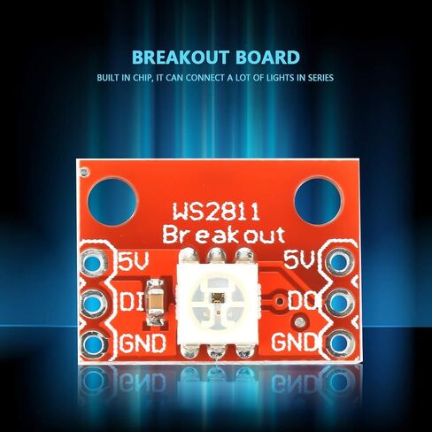 وحدة تحكم RGB LED، IC مدمجة عالية السطوع، لوحة اندلاع LED 5050 RGB، 5 قطع تحكم مستقل في الألوان في السلسلة، للديكور المنزلي، وإعداد الألعاب، وإضاءة الحفلات، وداخل السيارة in Kuwait
