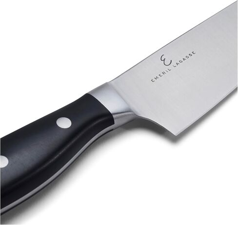 سكين الشيف الألماني HENCKELS x EMERIL Lagasse The Nola Collection Razor-Sharp German مقاس 6 بوصة، مصنوع في مصنع ألماني مملوك للشركة بتركيبة خاصة من الفولاذ مثالية لما يقرب من 300 عام، آمن للاستخدام في غسالة الأطباق in Kuwait