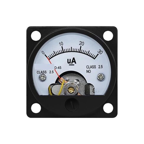 SO-45 مؤشر مقياس ميكرو أمبير 30uA 50uA 100uA 200uA 300uA 500uA 1000uA عداد لوحة (50uA) in Kuwait