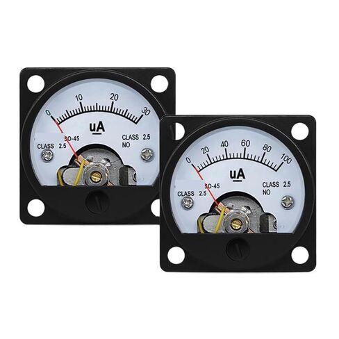SO-45 مؤشر مقياس ميكرو أمبير 30uA 50uA 100uA 200uA 300uA 500uA 1000uA عداد لوحة (50uA) in Kuwait
