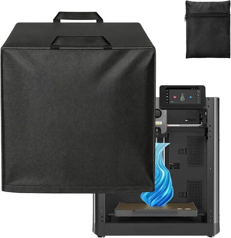 غطاء الطابعة ثلاثية الأبعاد المقاوم للغبار من EEEKit: متوافق مع Flashforge Adventurer 5M | غطاء غبار للطابعة ثلاثية الأبعاد من نسيج النايلون 600D - غطاء واقي للطابعة ثلاثية الأبعاد مع حقيبة تخزين - يحمي من الغبار وشعر الحيوانات الأليفة in Kuwait