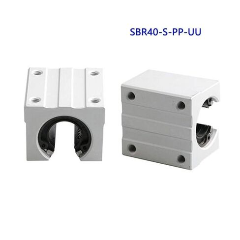 صغيرة مختومة الصلب الكرة تحمل 1 قطعة SBR40-S-PP-UU 40 مللي متر المعادن المنزلق دليل خطي تحمل كتلة مفتوحة أجزاء التصنيع باستخدام الحاسب الآلي ل in Kuwait