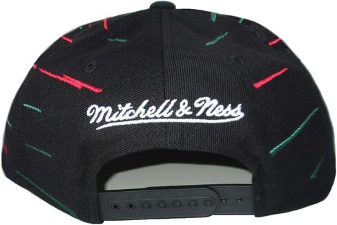 قبعة Mitchell & Ness Seattle Supersonics Sonics Nucleo Burst Snapback قابلة للتعديل - أسود in Kuwait