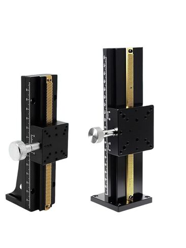 Vertical Lifting Z-axis Manual Displacement Groove Flat Slide Table Lwz25/30/40/60-L Long Stroke 1Pcs(LWZ60-L400) in Kuwait