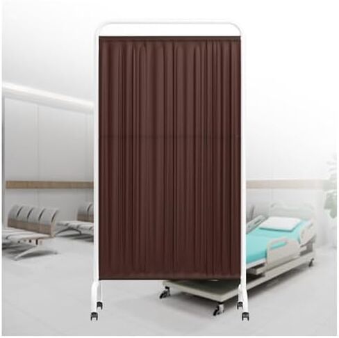 6ft High Folding Medical Privacy Screen with Wheels - Portable Room Divider for Beauty Salon, Office, and Exam Room - Single Panel Protective Privacy Screen in Kuwait