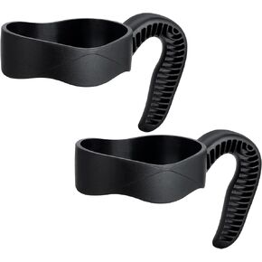 Tumbler Handle for 20 oz Yeti Rambler, Anti Slip Travel Mug Grip Cup Holder for 20oz Yeti, Ozark Trail, Sumwill, Sic and More Tumblers(Black 2 Pcs) in Kuwait