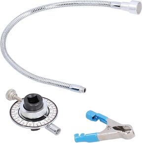 Buachois 1/2" Angle Torque Wrench, 360 Degree Adjustable Drive Angle Torque Wrench, Torque Angle Gauge for Car Repair in Kuwait