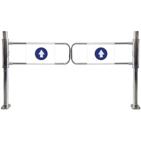 Automatic Closing Swing Gate - Durable 1-Way Safety Door for Libraries & Stores - Secure Pedestrian Access, Convenient Entrance & Exit Solution, Ideal for High Traffic Ar in Kuwait