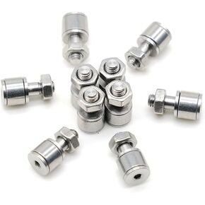 10 قطعة CFS2.5V مسمار نوع كام أتباع محامل M2.5x5x9.5mm SUS304 الفولاذ الأسطوانة المسار تحمل KR5 أجزاء المحرك in Kuwait