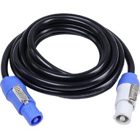10 Feet Stage Lighting PowerCON Cable - Input to Output 3 x 2.5mm² | 3-Pin AC Power Cables, 14 AWG Copper In & Out Wire, Stage Setup, 10ft LED Screen, Moving Beam Head Light Extension Cables in Kuwait