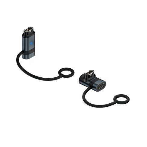 2 حزمة من محول USB-C العالمي إلى شاحن متوافق مع ساعة Garmin، كابل شاحن محمول بديل لقاعدة الشحن السريع مع حبل مضاد للفقد متوافق مع ساعة Garmin الذكية (فضي) in Kuwait