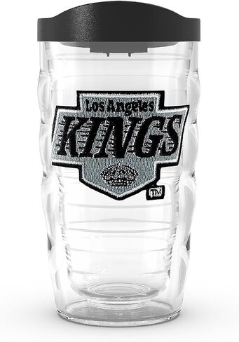 كوب للأطفال من Tervis Classic Tritan سعة 10 أونصة مع غطاء للسفر | NHL® Anaheim Ducks® - شعار مطرز | صُنع في أمريكا، خالٍ من مادة BPA/PFAS، محيط سهل الإمساك، يحافظ على المشروبات باردة in Kuwait