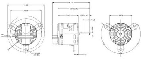 بديل متوافق لمحرك مروحة العلية Lomanco Power Vent، 332P151 • التبادل المباشر للقرن OLM6151 in Kuwait