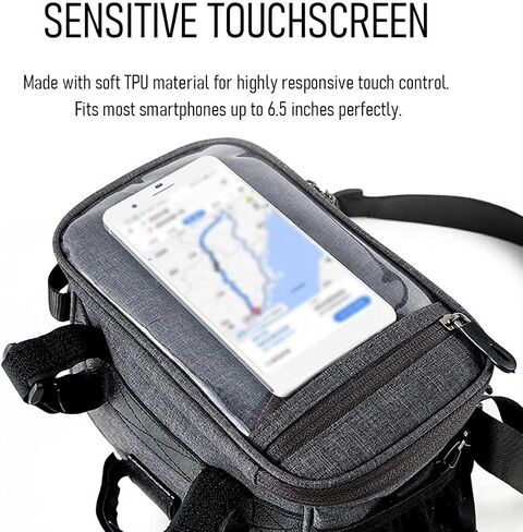 Electric Scooter Bag for Razor EcoSmart Cargo,Riding Storage Pouch 1.5l Large Capacity TPU Sensitive Touch Screen Accessories in Kuwait