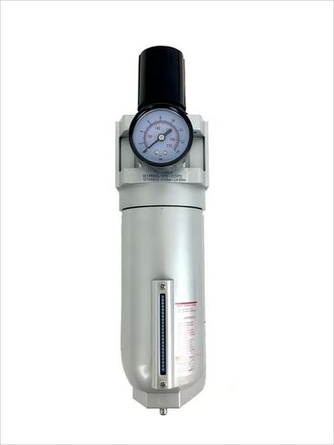 FR926N 3/4" Industrial Pressure Regulator/Particulate Filter Water Trap Manual Drain - for Compressed Air Treatment - Air Pressure Regulators Combo - 160 CFM Flow Rate, 250 PSI Max Input, 11 oz in Kuwait