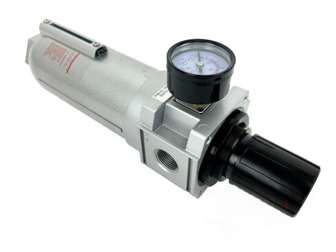 FR926N 3/4" Industrial Pressure Regulator/Particulate Filter Water Trap Manual Drain - for Compressed Air Treatment - Air Pressure Regulators Combo - 160 CFM Flow Rate, 250 PSI Max Input, 11 oz in Kuwait