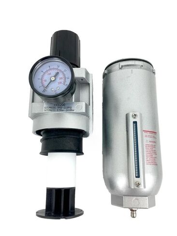 FR926N 3/4" Industrial Pressure Regulator/Particulate Filter Water Trap Manual Drain - for Compressed Air Treatment - Air Pressure Regulators Combo - 160 CFM Flow Rate, 250 PSI Max Input, 11 oz in Kuwait