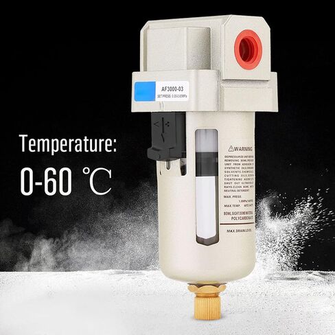 Water in Line Compressed Particulate Lubricator Combo with G3/8 Thread Automatic Discharge AF3000-03 in Kuwait