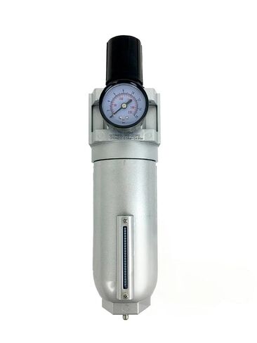 FR926A 3/4" Industrial Pressure Regulator Auto Drain - for Air Pressure Regulators Replacement - Particulate Filter Water Trap- 250PSI Max Input, 215PSI Max Output, 160CFM Flow Rate, 11oz Metal Bowl in Kuwait