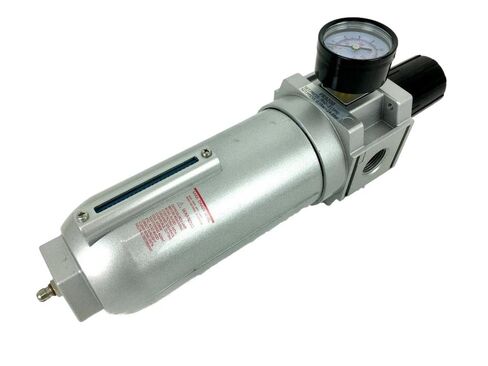 FR926A 3/4" Industrial Pressure Regulator Auto Drain - for Air Pressure Regulators Replacement - Particulate Filter Water Trap- 250PSI Max Input, 215PSI Max Output, 160CFM Flow Rate, 11oz Metal Bowl in Kuwait