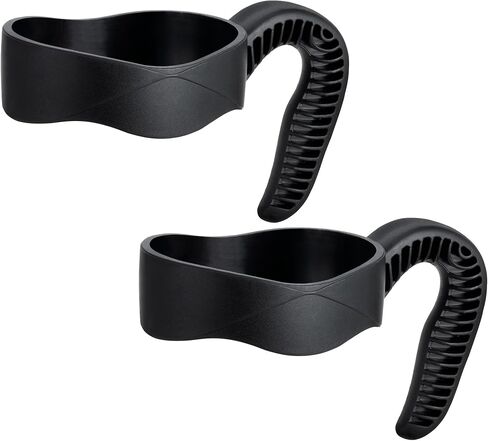 Tumbler Handle for 20 oz Yeti Rambler, Anti Slip Travel Mug Grip Cup Holder for 20oz Yeti, Ozark Trail, Sumwill, Sic and More Tumblers(Black 2 Pcs) in Kuwait